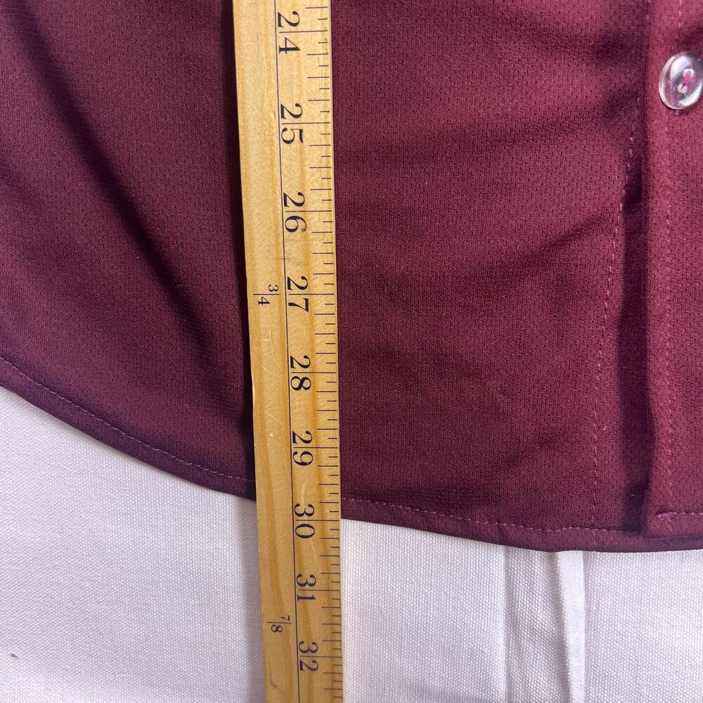 Tomateros De Culiacan Jersey Mens M Burgundy LMB Mexico Baseball New Era Sewn - Picture 13 of 14